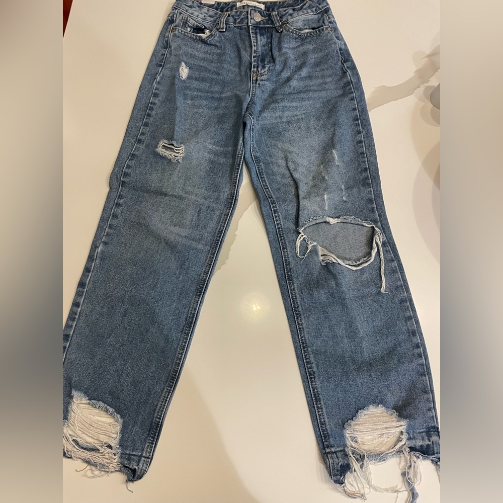 Almost Famous Blue Straight Leg Jeans